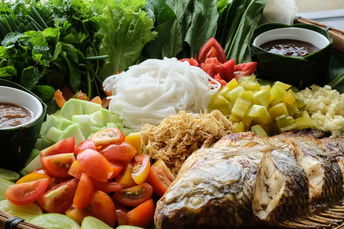 Fish BBQ Set Picnic Lunch @NahmDongPark