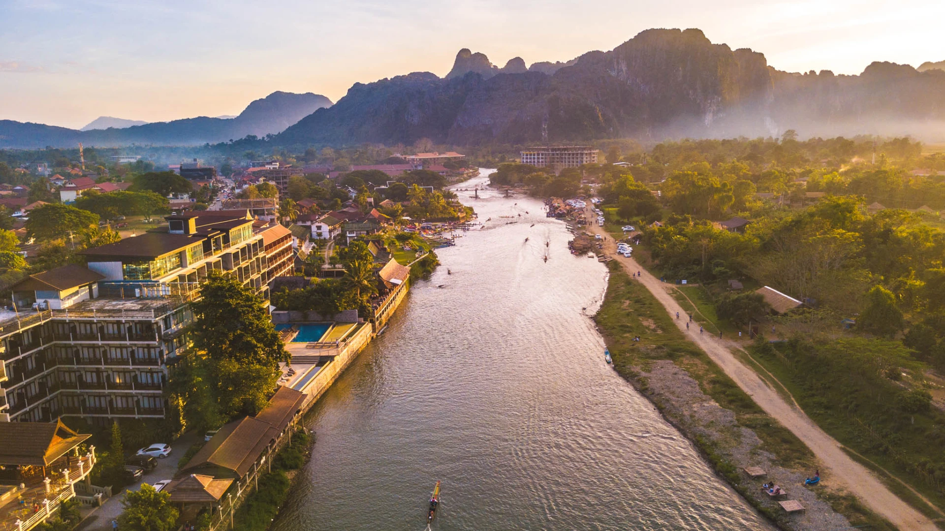Exploring Vang Vieng - By River