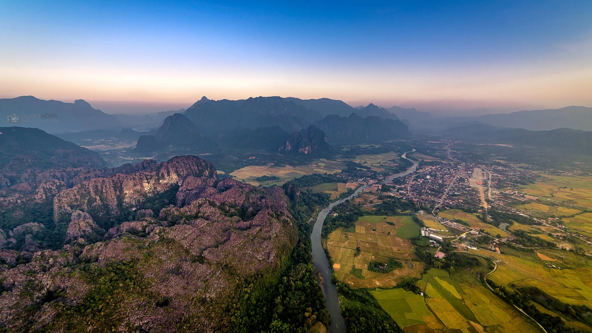 Exploring Vang Vieng - In the Air