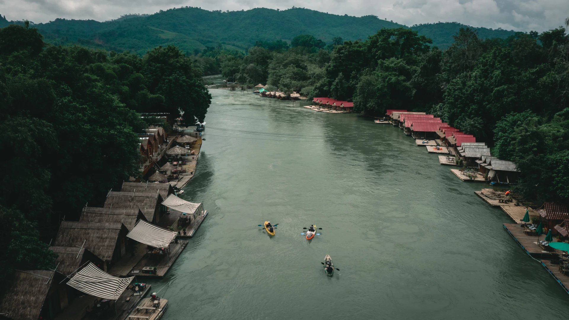 Kayaking on the Nam Lik River