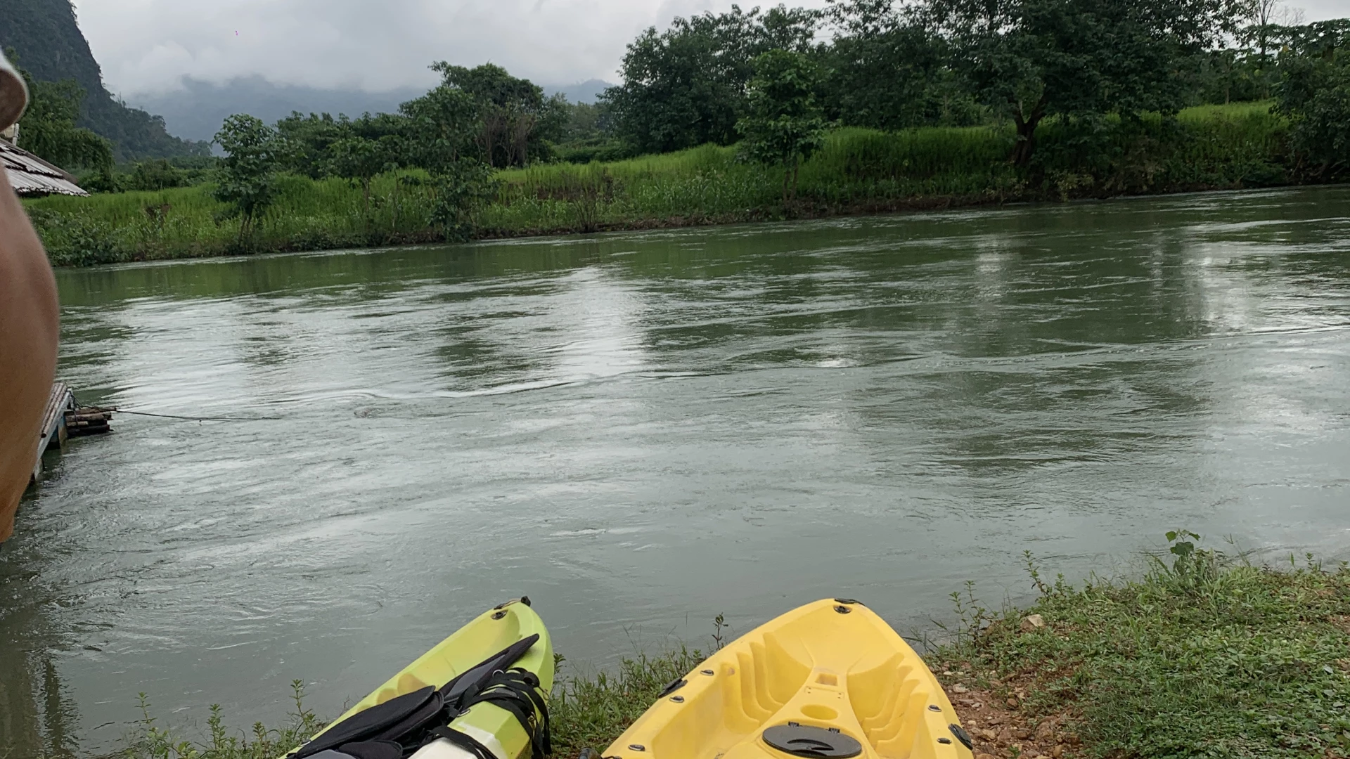 Kayaking on the Nam Lik River