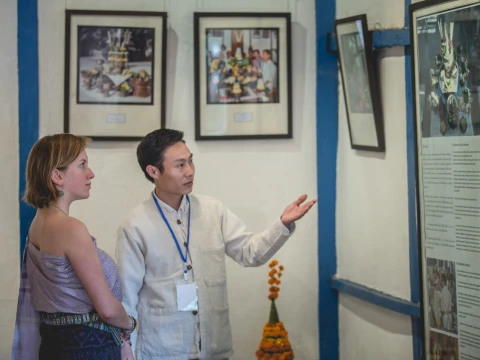 Art gallery at Heuan Chanh