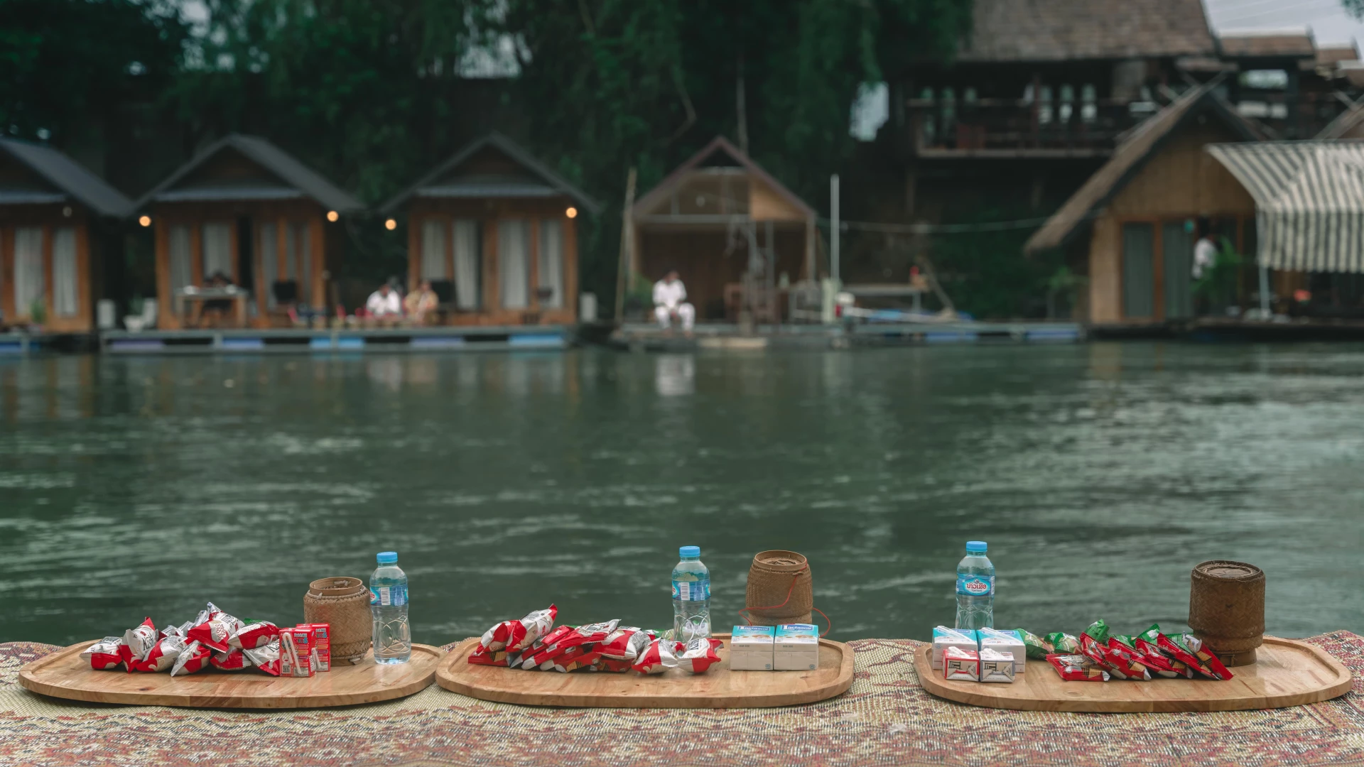 Alms Giving Ceremony in Meuang Feuang (Tak Bat)