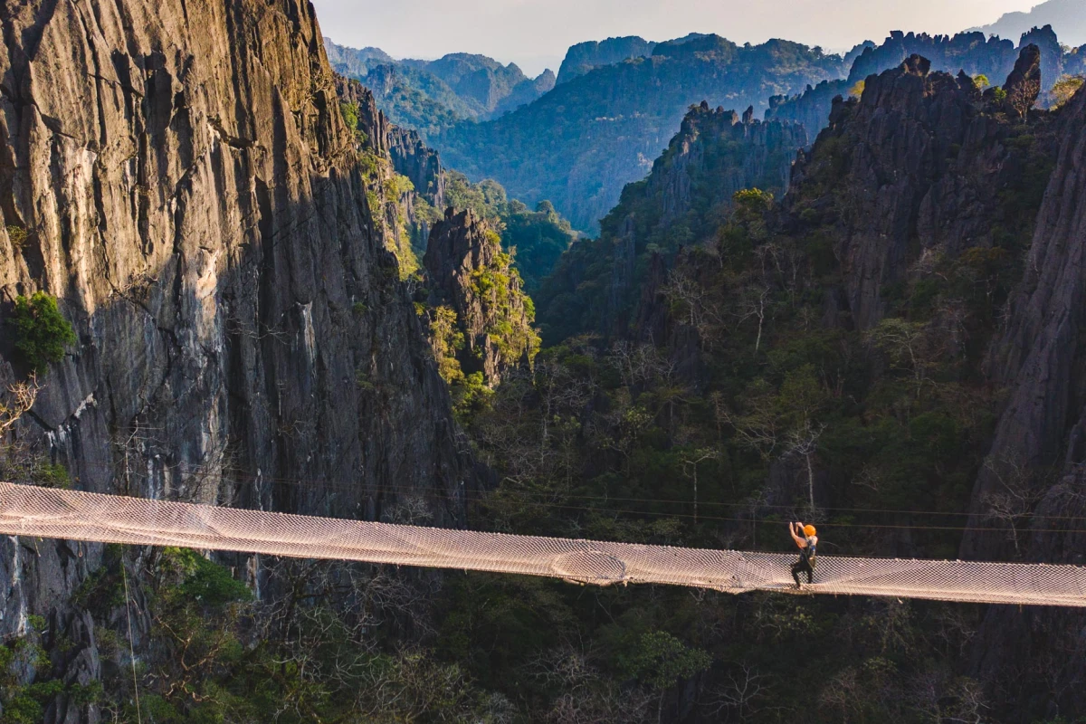 The Rock Viewpoint at Phou Pha Marn
