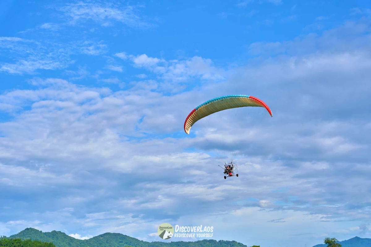 Paramotor Ride in Vang Vieng