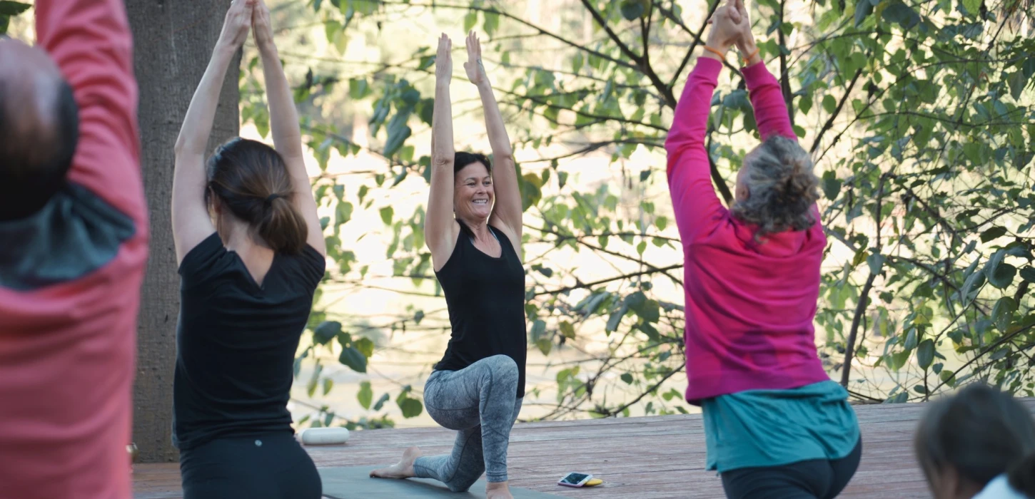 Yoga Class at Namkhan Ecolodge