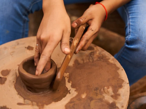 Pottery & Candle Making Class With Lunch Pottery & Candle Making Class With Lunch