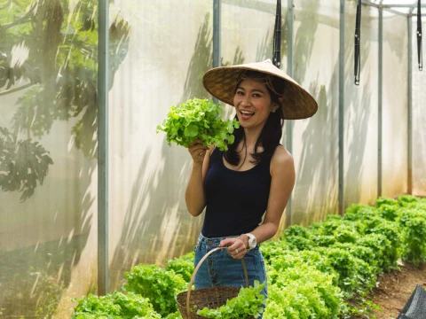 Organic Farm Tour at NamKhan Ecolodge
