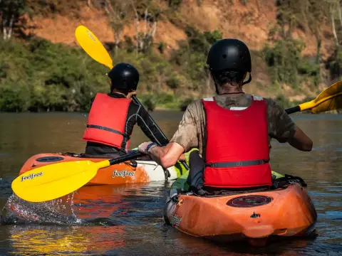 Nature Immersion – Therapeutic Trek and Afternoon Kayaking in Luang Prabang