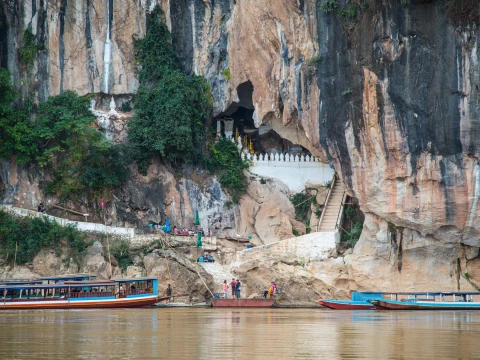 Entrance to the Pak Ou Cave
