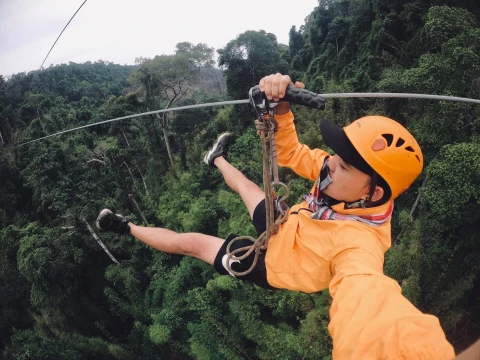 Package A | Water Park > Conopy Walk > Roller > Zip Line > Tree Top at Nam Pien Yorlapa Package A | Water Park > Conopy Walk > Roller > Zip Line > Tree Top at Nam Pien Yorlapa