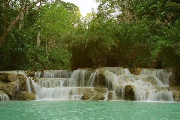 2-Day Mountain Biking & Trekking to Kuang Si Waterfall