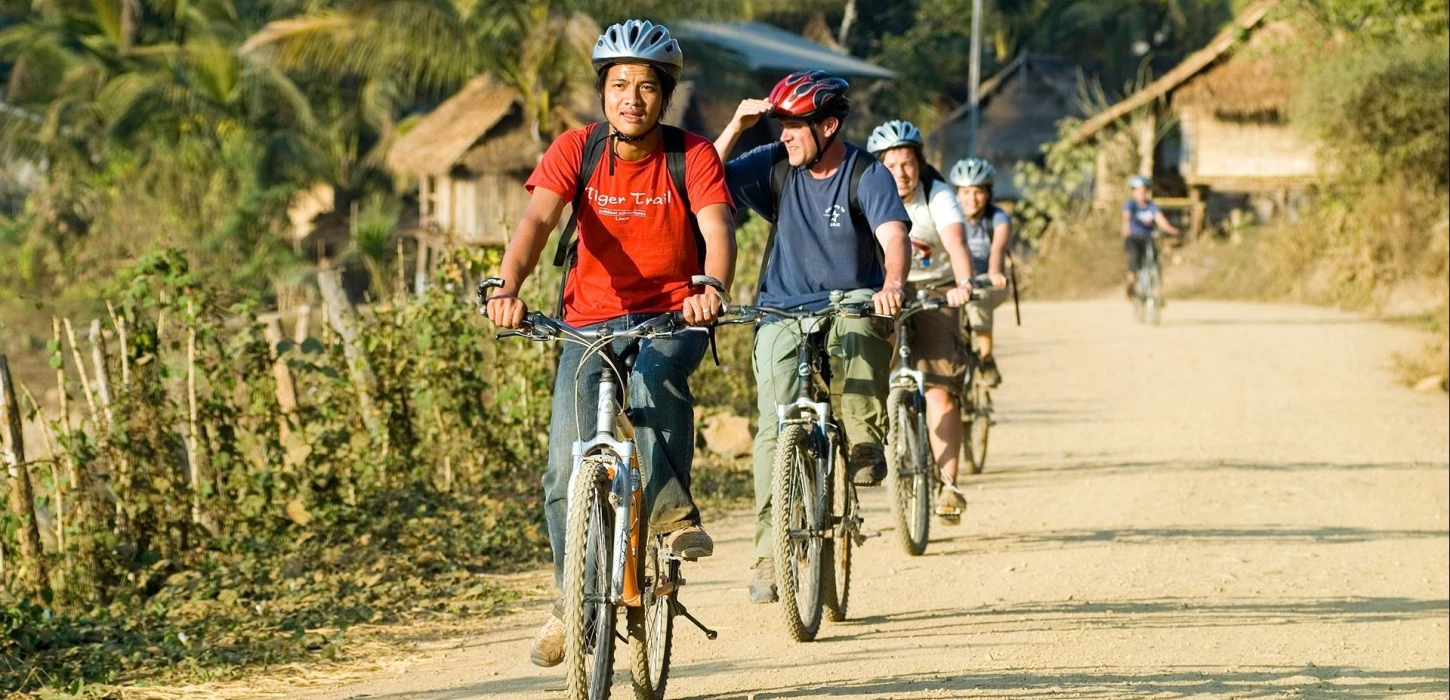 1 Day Mountain Biking On-Road  & Tad Sae Waterfall