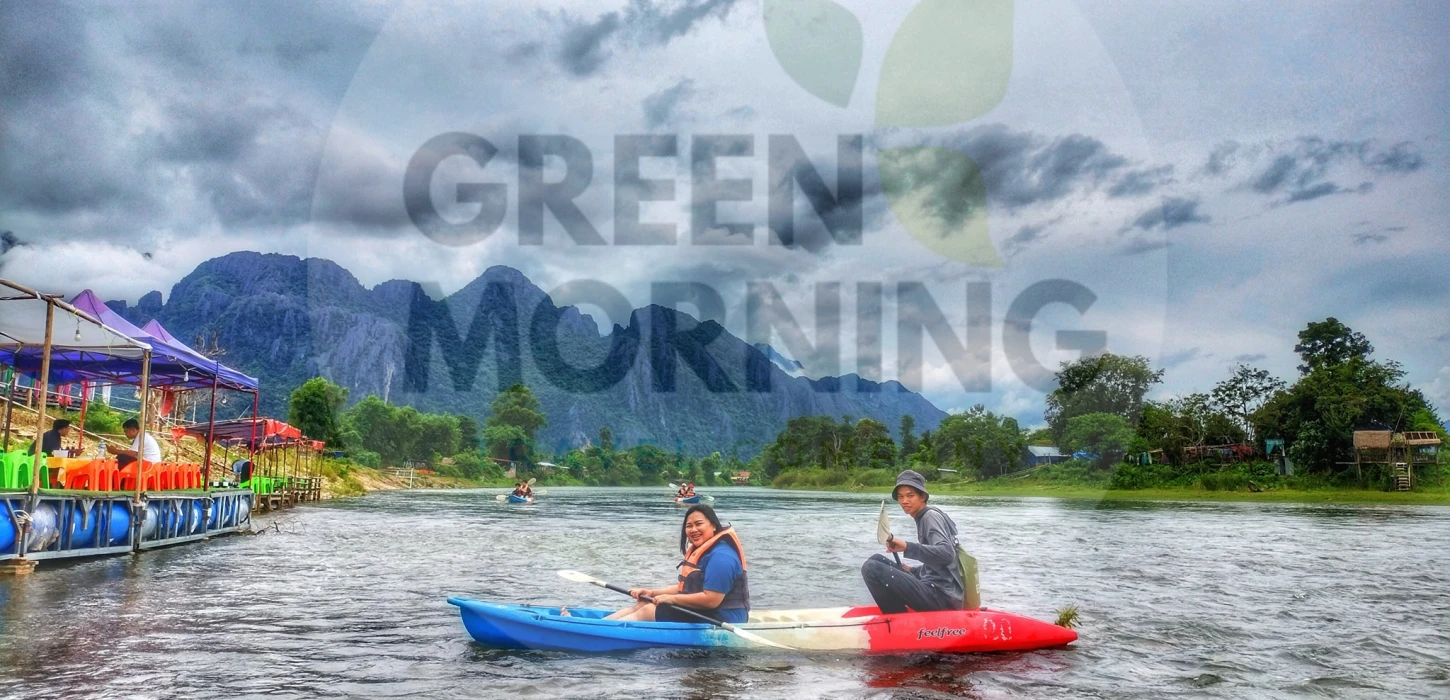 Kayaking on Nam Song River