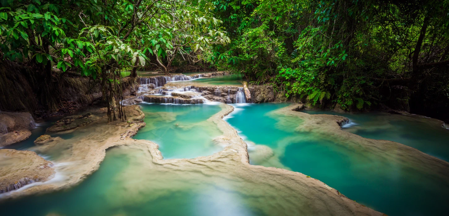 Kuangsi Waterfall