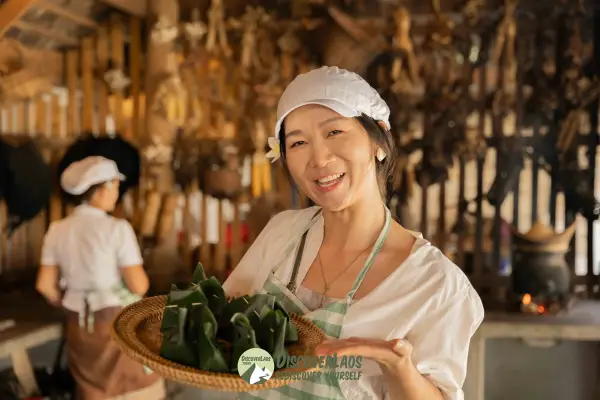 Full-Day Program: Authentic Lao Cooking Class with the Village Women’s Group +Aroma Candle Making in Pottery