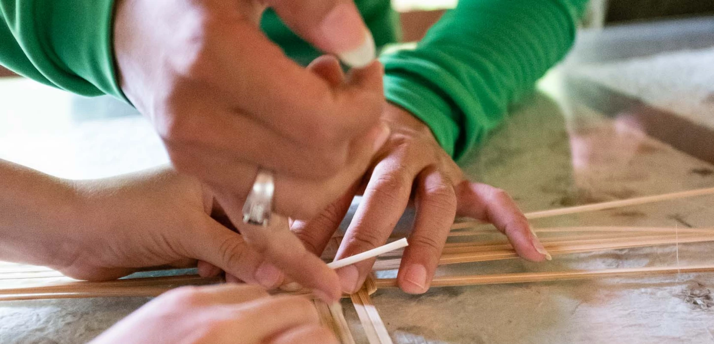 Bamboo Weaving Class at Nahm Dong Park