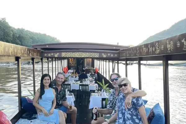 Evening Elegance: Sunset Dinner Cruise on the Mekong River