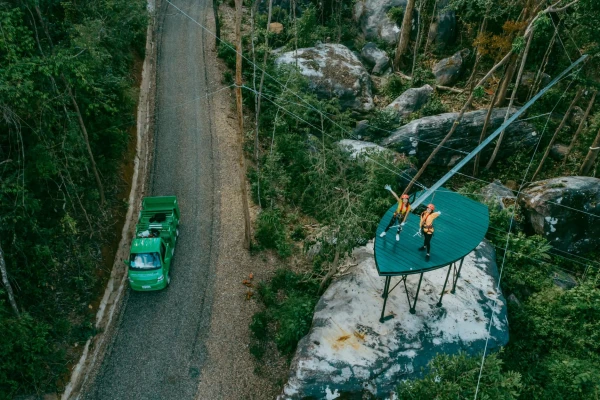 Package B | Conopy Walk > Roller > Photo Point > Zip Line at Nam Pien Yorlapa