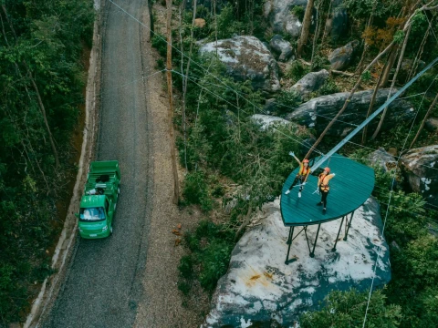 Package B | Conopy Walk > Roller > Photo Point > Zip Line at Nam Pien Yorlapa Package B | Conopy Walk > Roller > Photo Point > Zip Line at Nam Pien Yorlapa