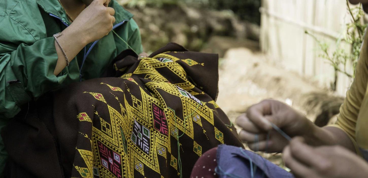 Hmong Embroidery Workshop at Nahm Dong Park