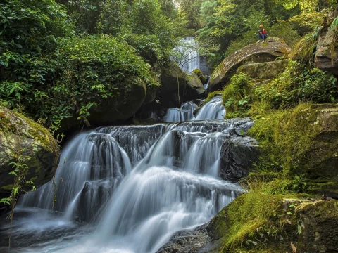Resort Car, Trekking, Sky Bridges, Waterfall, 11 Zip Lining at Nam Kat Yorla Pa Resort Car, Trekking, Sky Bridges, Waterfall, 11 Zip Lining at Nam Kat Yorla Pa