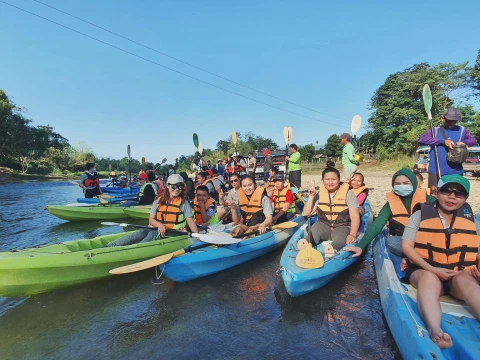 Half-Day Kayaking 5km and visit Tham Norn Cave Half-Day Kayaking 5km and visit Tham Norn Cave