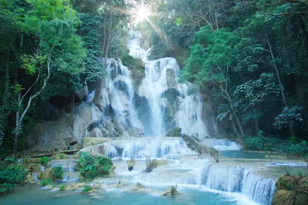 1-Day Trekking to Kuang Si Waterfall