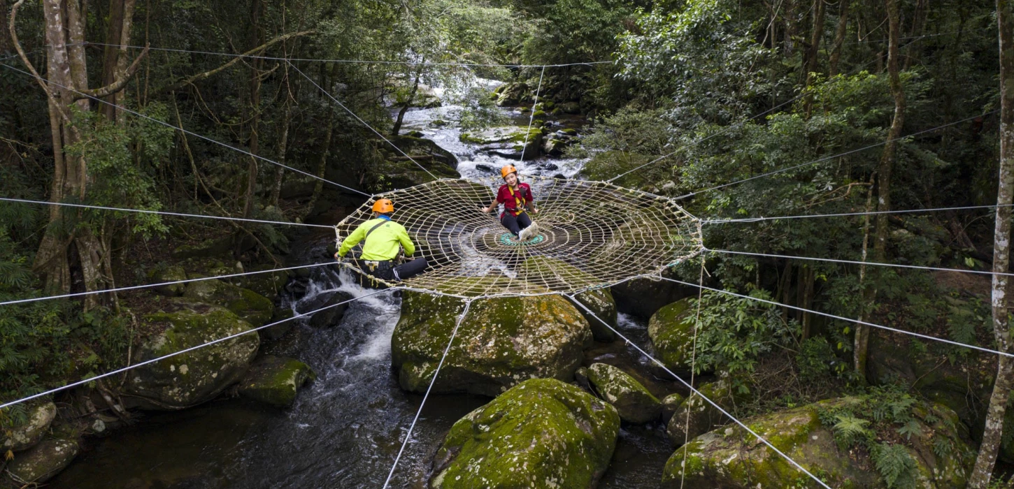 Sit On The Spider Net at Nam Kat Yorla Pa