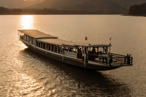 Luang Prabang Sunset Cruise with Dinner on the Mekong River